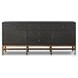 Fiona Black Raffia 5 Drawer Sideboard