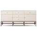 Fiona Ivory Painted Raffia 5 Drawer Sideboard
