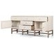 Fiona Ivory Painted Raffia 5 Drawer Sideboard