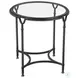 Samson Aged Black Side Table