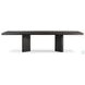 Castro Dark Espresso Reclaimed French Oak 118" Rectangular Dining Table