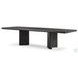 Castro Dark Espresso Reclaimed French Oak 118" Rectangular Dining Table