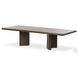 Castro Grey Reclaimed French Oak 118" Rectangular Dining Table