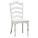 Magnolia Manor Antique White And Weathered Bark Ladder Back Side Chair Set Of 2