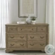 Camellia Manor Weathered Bisque 7 Drawer Dresser