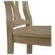 Camellia Manor Weathered Bisque Splat Back Side Chair Set of 2
