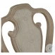 Magnolia Manor Weathered Bisque Splat Back Upholstered Side Chair Set of 2