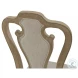 Magnolia Manor Weathered Bisque Splat Back Upholstered Side Chair Set of 2