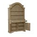 Magnolia Manor Weathered Bisque 2 Door Buffet and Hutch with LED
