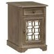 Magnolia Manor Weathered Bisque Rectangular Chairside Table
