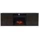 Laurel Creek Espresso 78" TV Stand with Electric Fireplace