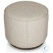 Sinclair Ramiro Ecru Outdoor Round Ottoman