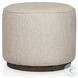 Sinclair Ramiro Ecru Outdoor Round Ottoman