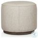 Sinclair Ramiro Ecru Outdoor Round Ottoman