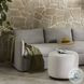 Sinclair Alessi Linen Outdoor Round Ottoman