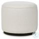 Sinclair Alessi Linen Outdoor Round Ottoman