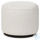 Sinclair Alessi Linen Outdoor Round Ottoman