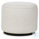 Sinclair Alessi Linen Outdoor Round Ottoman