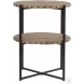 Kamau Black and Brown Accent Table
