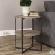 Kamau Black and Brown Accent Table