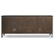 Alessio Smoked Black 4 Door Sideboard