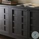 Alessio Smoked Black 4 Door Sideboard