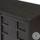 Alessio Smoked Black 4 Door Sideboard