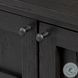 Alessio Smoked Black 4 Door Sideboard
