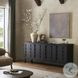 Alessio Smoked Black 4 Door Sideboard