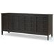 Alessio Smoked Black 4 Door Sideboard