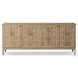 Alessio Aged Natural Oak Veneer 4 Door Sideboard