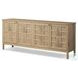 Alessio Aged Natural Oak Veneer 4 Door Sideboard