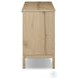 Alessio Aged Natural Oak Veneer 4 Door Sideboard