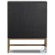 Fiona Black Raffia 2 Door Bar Cabinet