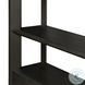 Orwin Smoked Black Oak Wide 4 Door Bookshelf