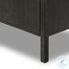 Orwin Smoked Black Oak Wide 4 Door Bookshelf