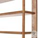 Orwin Worn Oak Wide 4 Door Bookshelf