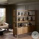 Orwin Worn Oak Wide 4 Door Bookshelf