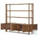 Orwin Worn Oak Wide 4 Door Bookshelf