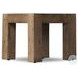 Abaso Rustic Wormwood Oak Square End Table
