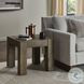 Abaso Rustic Wormwood Oak Square End Table