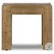 Abaso Rustic Wormwood Oak Square End Table