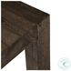 Abaso Ebony Rustic Wormwood Oak Square End Table