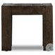 Abaso Ebony Rustic Wormwood Oak Square End Table
