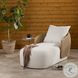 Maven Alessi Linen 35" Upholstered Outdoor Chaise
