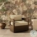 Jackson Ellor Beige Outdoor Swivel Chair