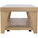 Laurel Creek Natural Rectangular Cocktail Table with Storage