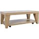 Laurel Creek Natural Rectangular Cocktail Table with Storage