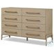 Rosedale Yucca Oak Veneer 8 Drawer Dresser