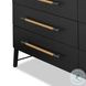 Rosedale Ebony Oak Veneer 8 Drawer Dresser